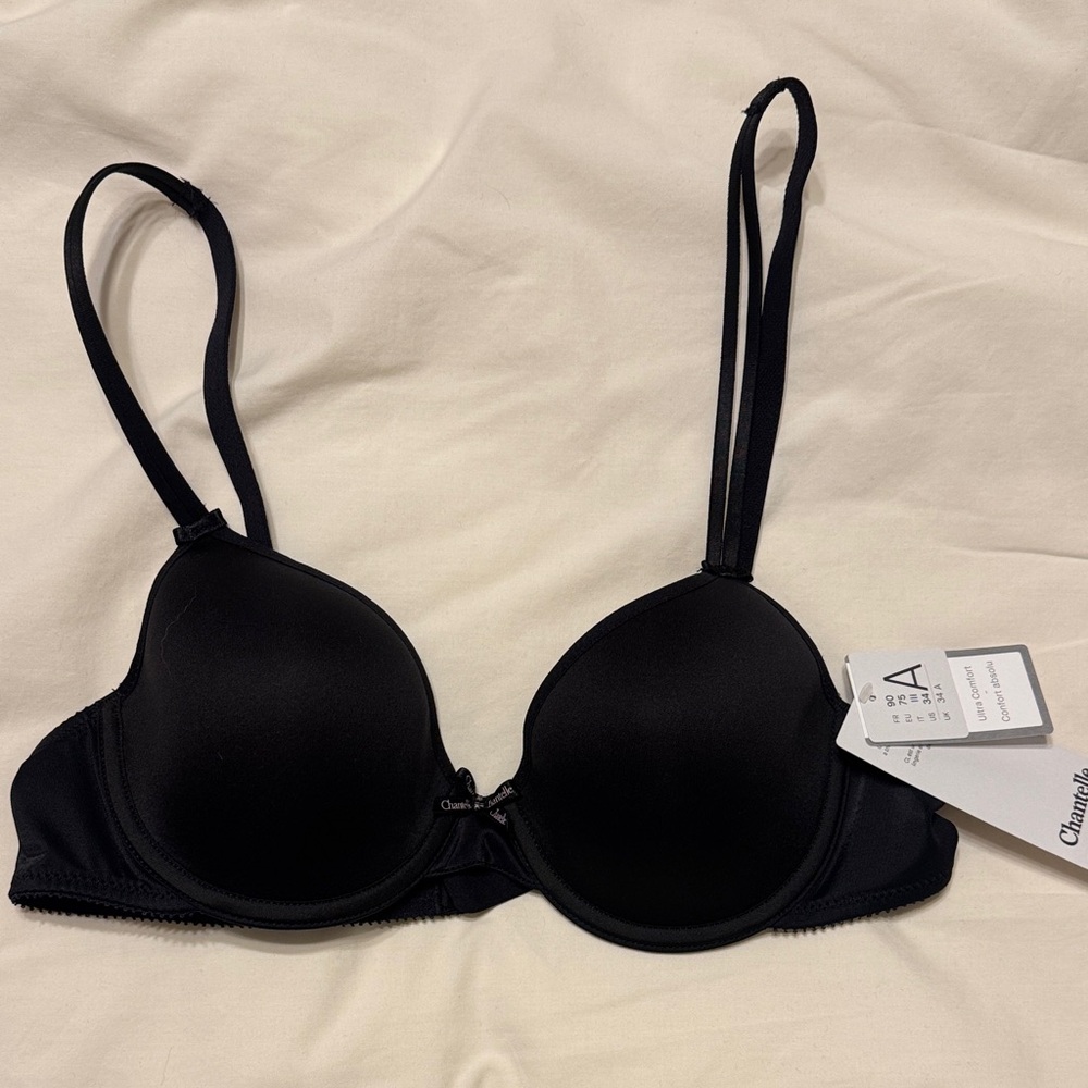 Chantelle Ideal Black Bra 34A